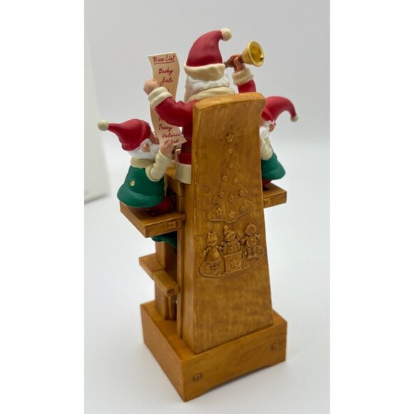 Hallmark Keepsake Christmas Ornament Santas Jolly Workshop 2009 Light & Sound - Picture 6 of 11